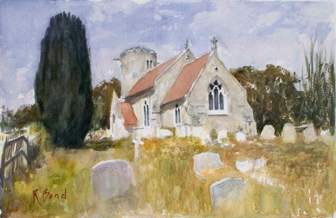 Kilverstone Church
Norfolk
13" x 20" (32 x 50 cms)